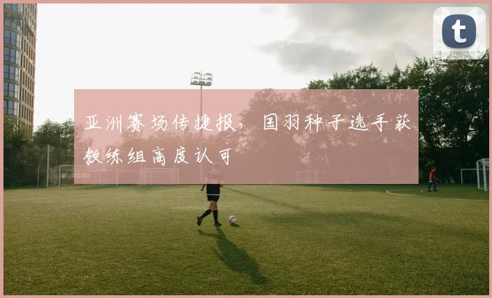 亚洲赛场传捷报，国羽种子选手获教练组高度认可